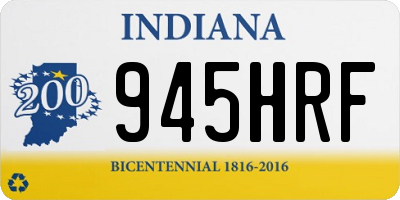 IN license plate 945HRF
