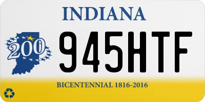 IN license plate 945HTF
