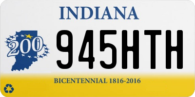 IN license plate 945HTH