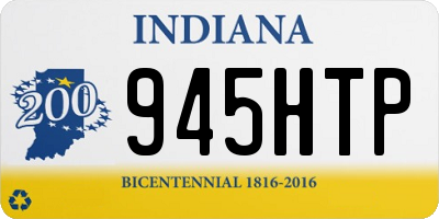 IN license plate 945HTP