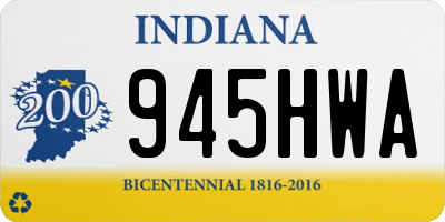 IN license plate 945HWA