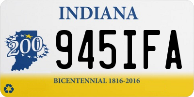 IN license plate 945IFA