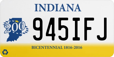 IN license plate 945IFJ