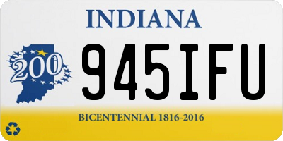 IN license plate 945IFU