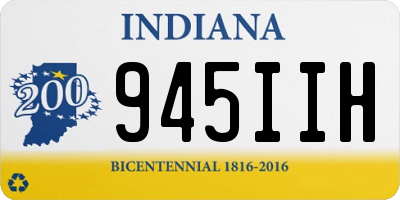 IN license plate 945IIH