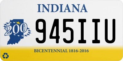 IN license plate 945IIU