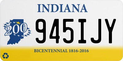 IN license plate 945IJY