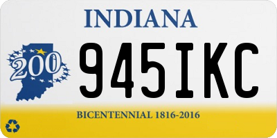 IN license plate 945IKC