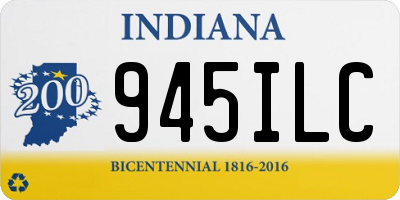 IN license plate 945ILC