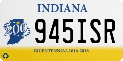 IN license plate 945ISR