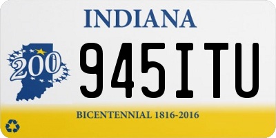 IN license plate 945ITU