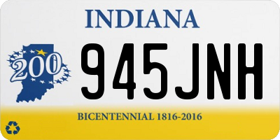 IN license plate 945JNH