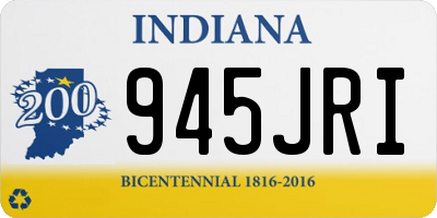 IN license plate 945JRI