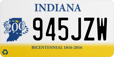 IN license plate 945JZW