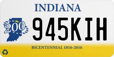 IN license plate 945KIH