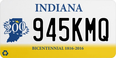 IN license plate 945KMQ