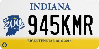 IN license plate 945KMR