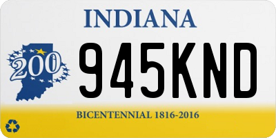 IN license plate 945KND