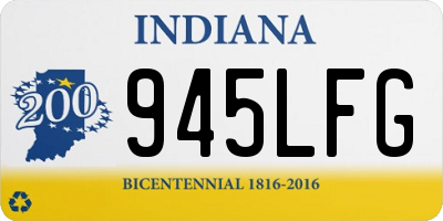 IN license plate 945LFG