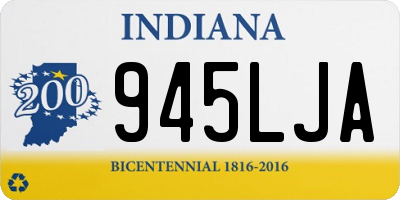IN license plate 945LJA
