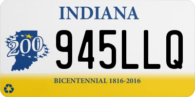 IN license plate 945LLQ