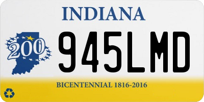 IN license plate 945LMD