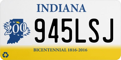 IN license plate 945LSJ