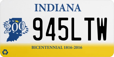 IN license plate 945LTW