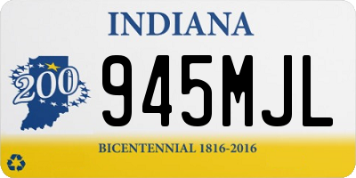 IN license plate 945MJL