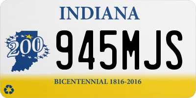 IN license plate 945MJS