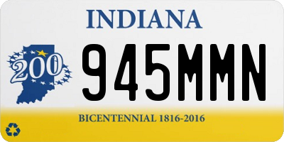 IN license plate 945MMN