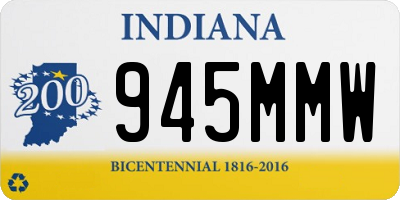 IN license plate 945MMW