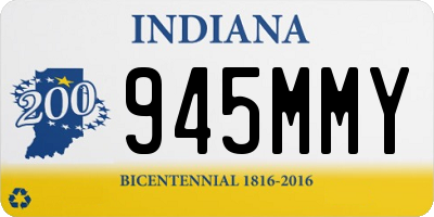 IN license plate 945MMY