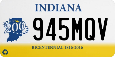 IN license plate 945MQV