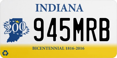 IN license plate 945MRB