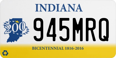 IN license plate 945MRQ