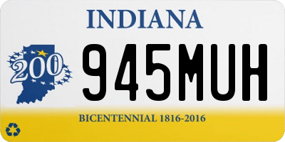 IN license plate 945MUH