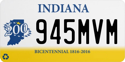 IN license plate 945MVM