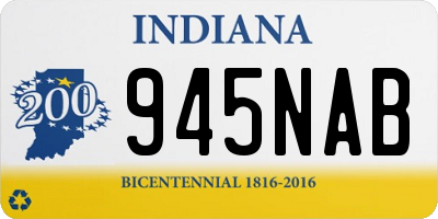 IN license plate 945NAB