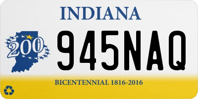 IN license plate 945NAQ