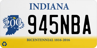 IN license plate 945NBA