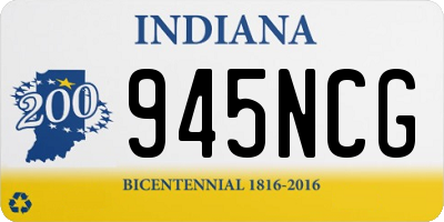 IN license plate 945NCG