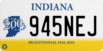 IN license plate 945NEJ