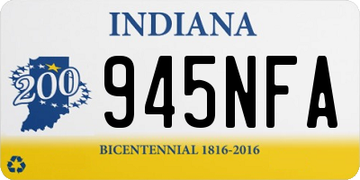 IN license plate 945NFA