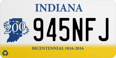 IN license plate 945NFJ