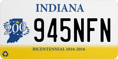 IN license plate 945NFN