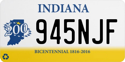 IN license plate 945NJF