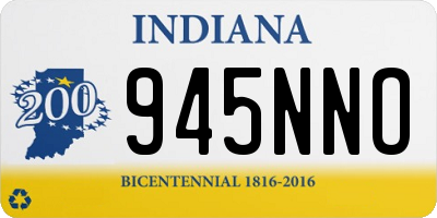 IN license plate 945NNO