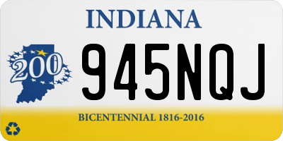 IN license plate 945NQJ