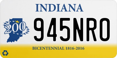 IN license plate 945NRO